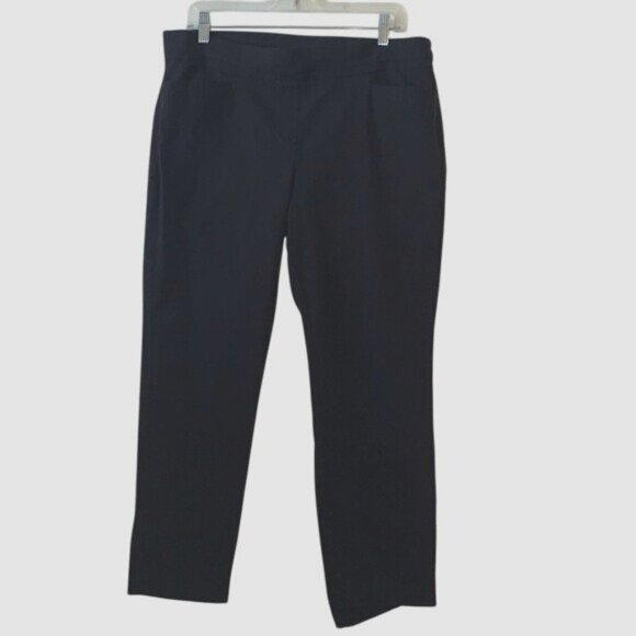 Briggs Womens Black Pull-On Pants Size 16 Stretch Comfortable Fit - Picture 1 of 12